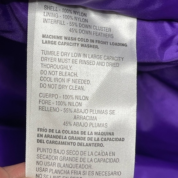 Reebok Minnesota Vikings Football Winter Coat Y2K - Picture 10 of 13